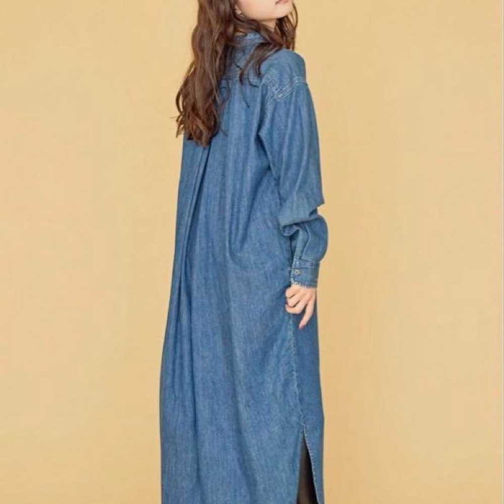 AMERICAN HOLIC Denim Shirt Dress - image 3