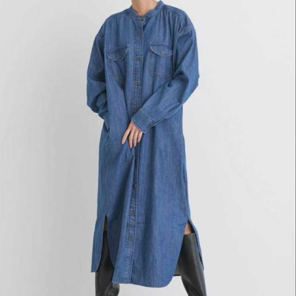 AMERICAN HOLIC Denim Shirt Dress - image 4