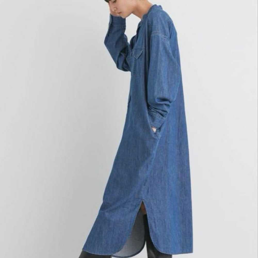 AMERICAN HOLIC Denim Shirt Dress - image 7