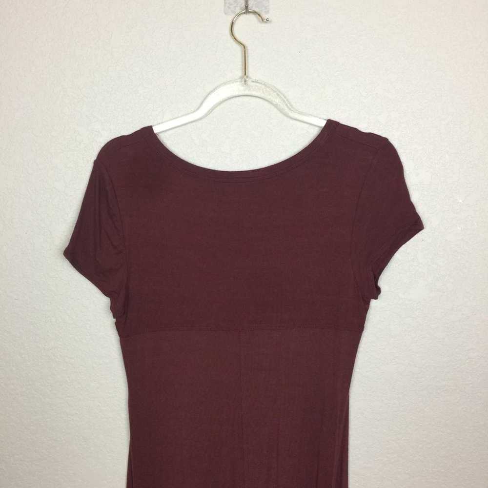 NINA LEONARD Maroon Midi Dress Size M - image 6