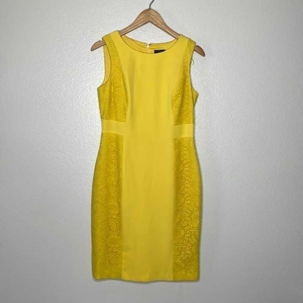 NWOT Adriana Papell Sleeveless Lace Detail Dress … - image 1