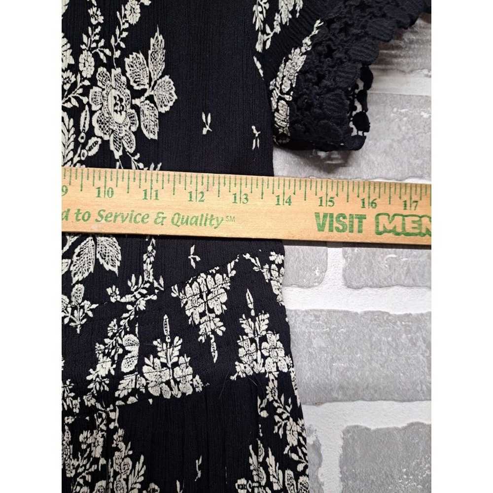 Soft Surroundings Dress Women Black White Paisley… - image 10