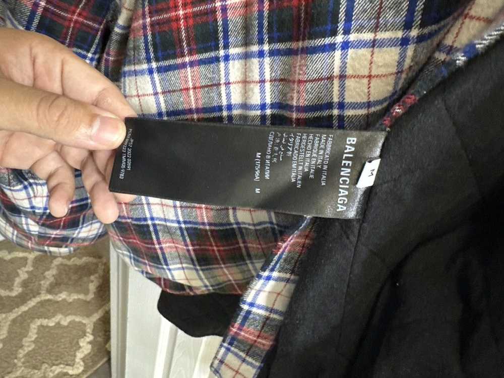 Balenciaga Balenciaga Oversize Flannel - image 4