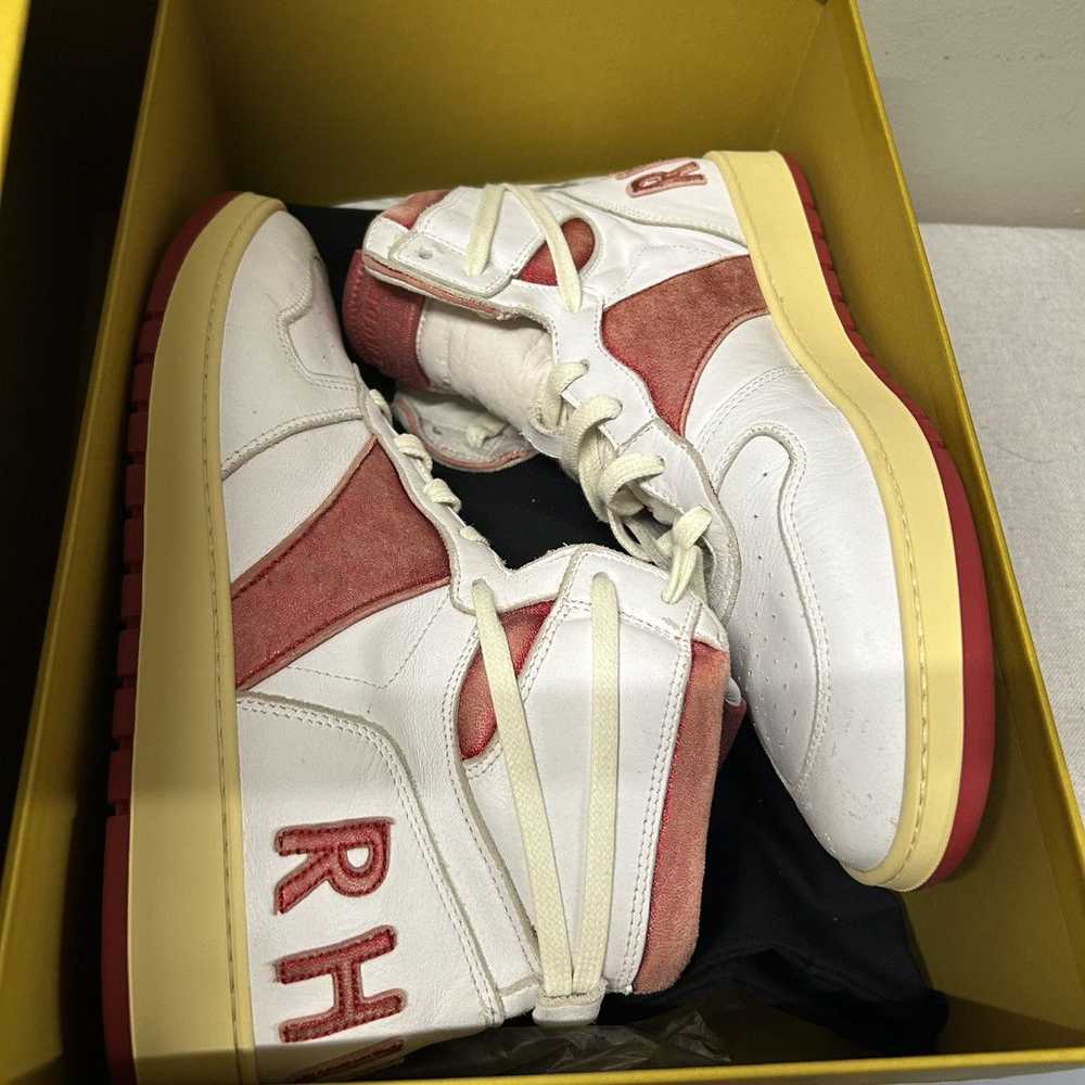 Rhude Rhude Basketball High Red White US10 OG All… - image 11