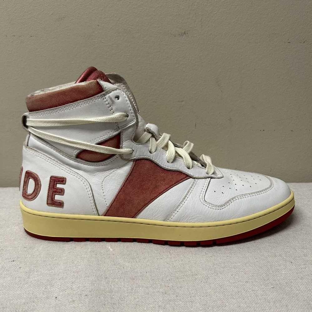 Rhude Rhude Basketball High Red White US10 OG All… - image 2