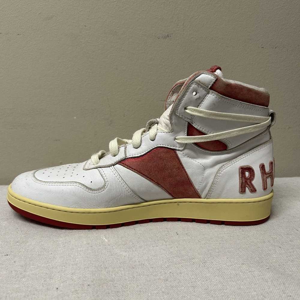 Rhude Rhude Basketball High Red White US10 OG All… - image 3