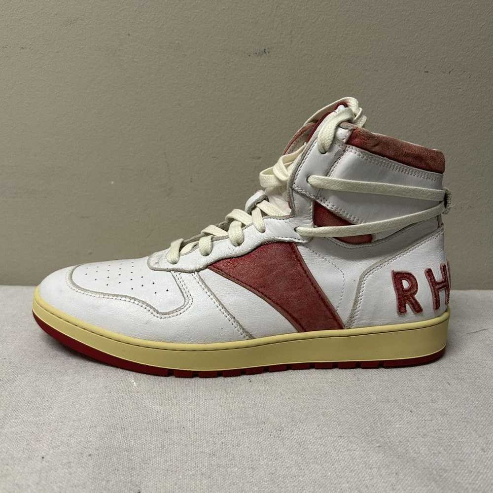 Rhude Rhude Basketball High Red White US10 OG All… - image 4