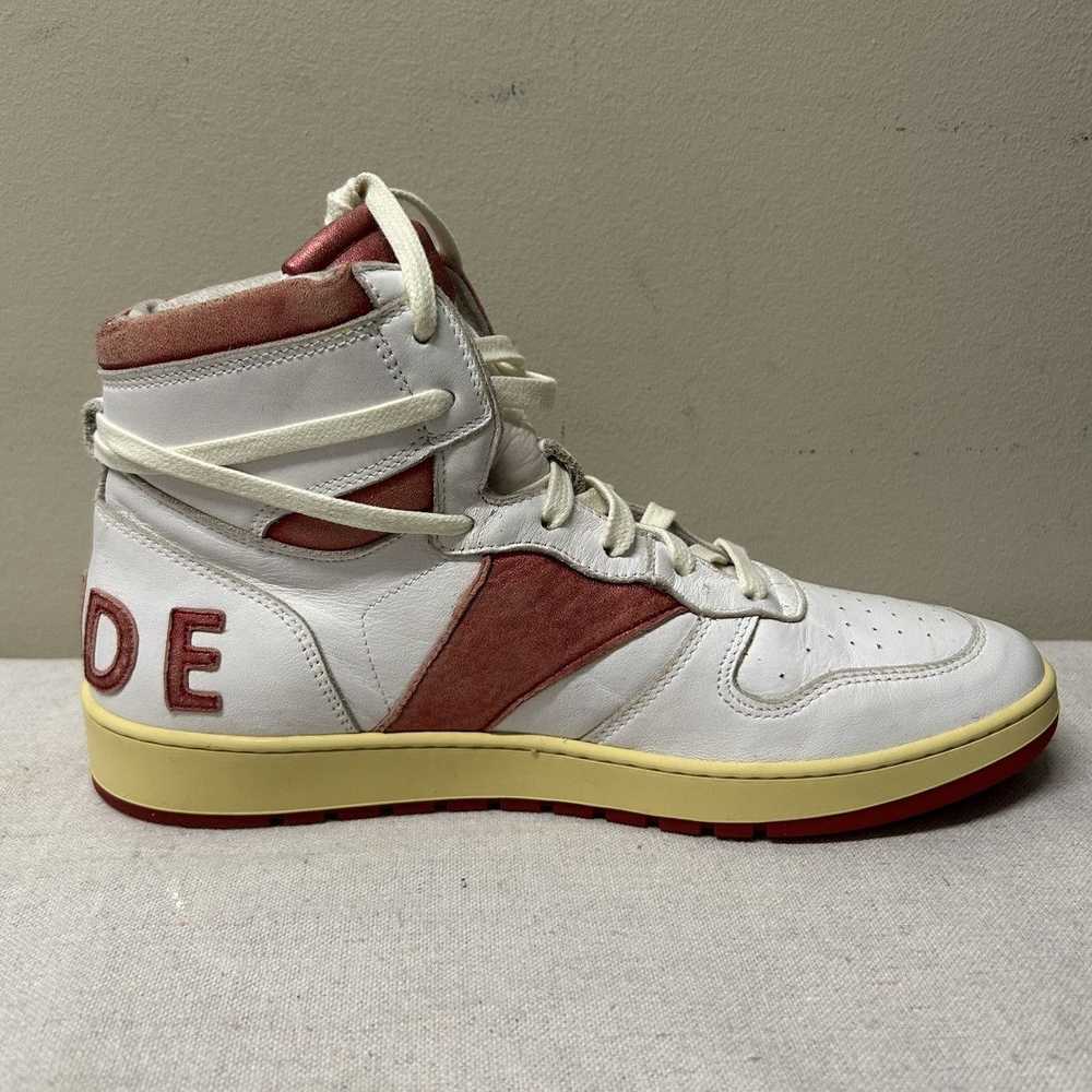 Rhude Rhude Basketball High Red White US10 OG All… - image 5