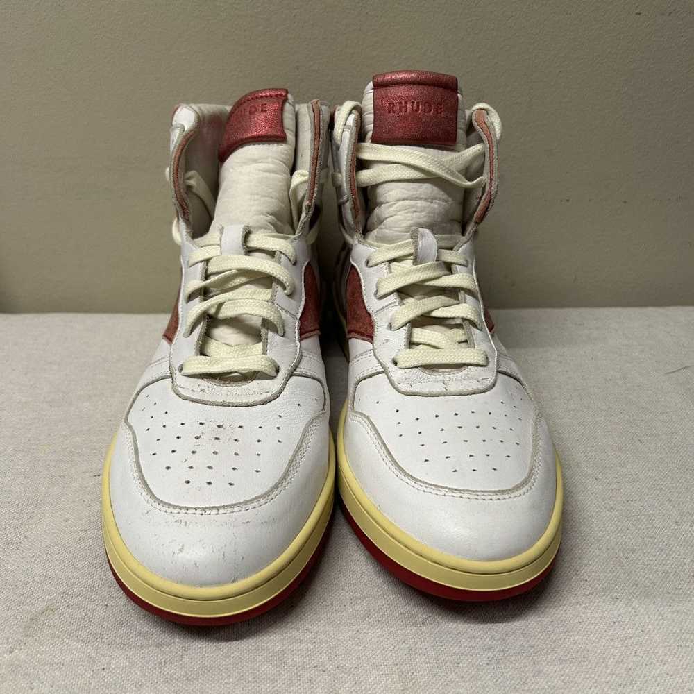 Rhude Rhude Basketball High Red White US10 OG All… - image 6