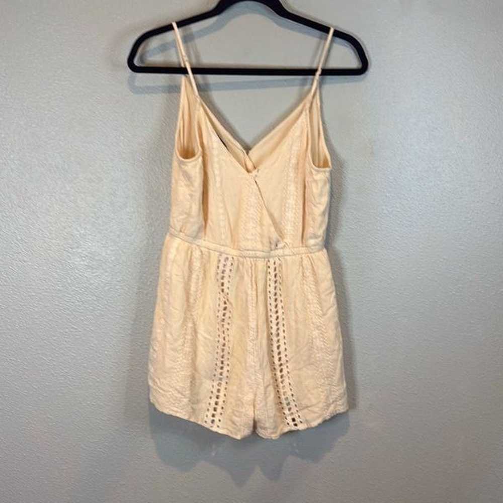 American eagle peachy pink eyelet romper s - image 5