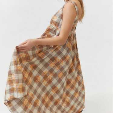 Urban outfitters boho gingham Maxi dress