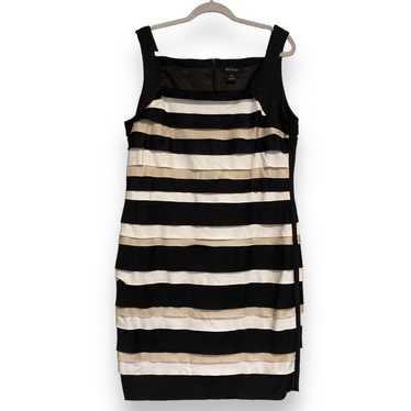 Womens White House Black Market Black White Tan Ti