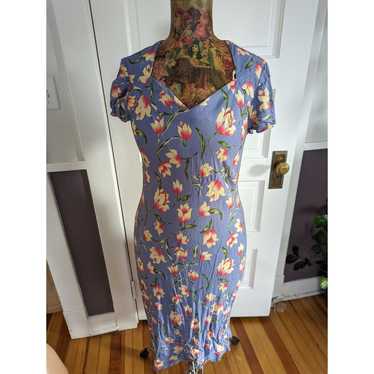 Vintage 1990s Does 50s Betsy's Things Purple Tuli… - image 1