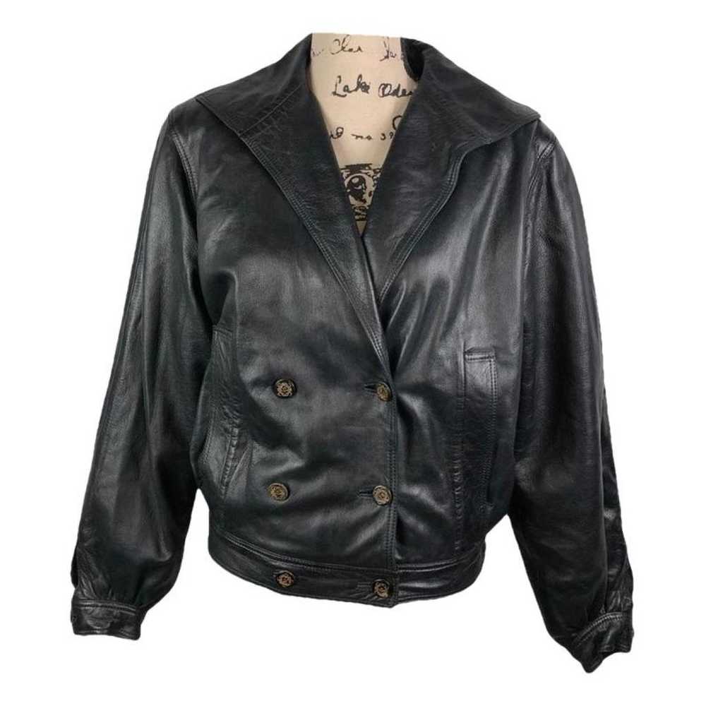 Loewe Leather biker jacket - image 1