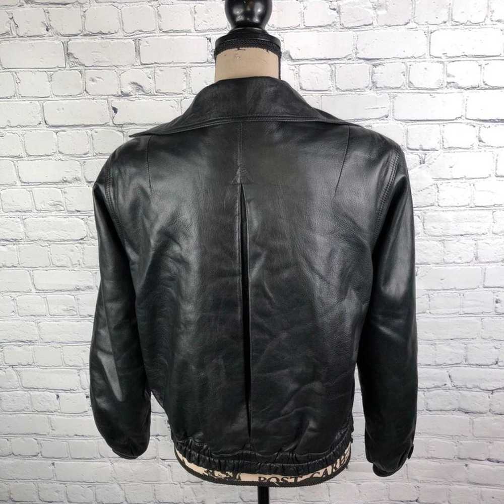 Loewe Leather biker jacket - image 2