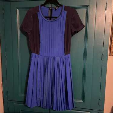 Juicy Couture Pleated Dress Blue & Navy Sz 8