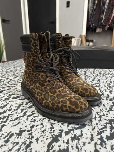 Saint Laurent Paris FW15 Leopard Trekker 25 boots - image 1