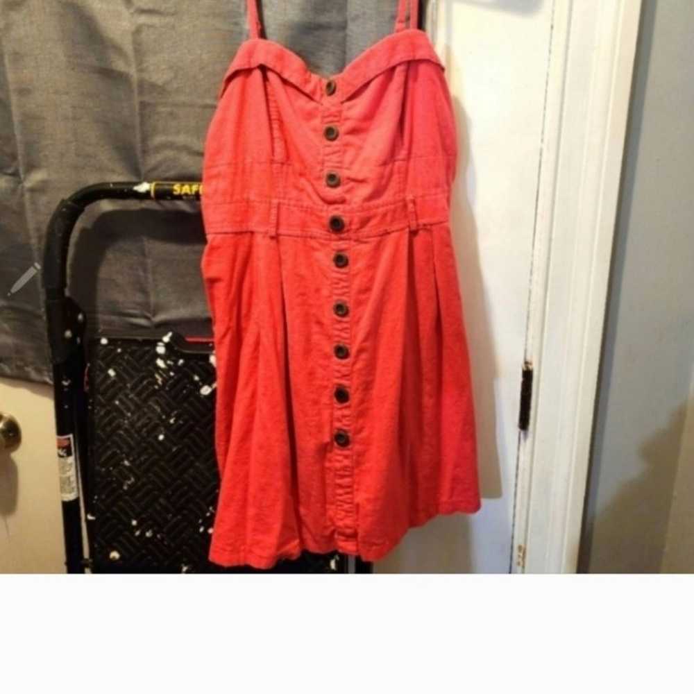 Boutique coral mini dress size 2x - image 2