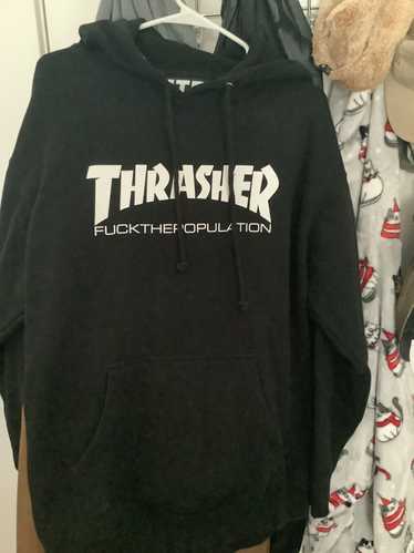 Fuck The Population × Thrasher Ftp Thrasher Hoodie