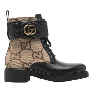 Gucci Marmont leather boots