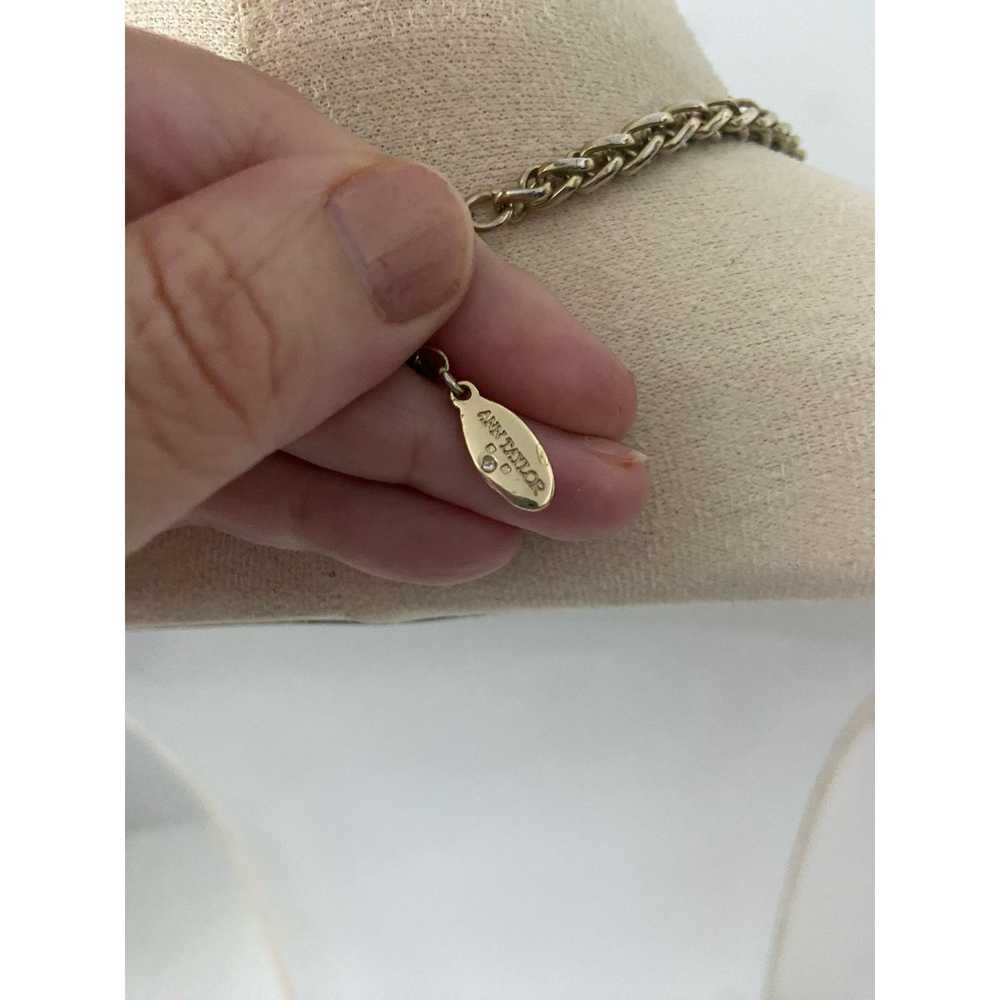 Generic Vintage Ann Taylor long wheat chain neckl… - image 4