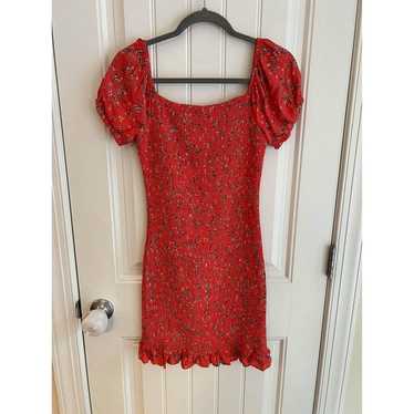 Lost + Wander Floral Smocked Dress Size Small