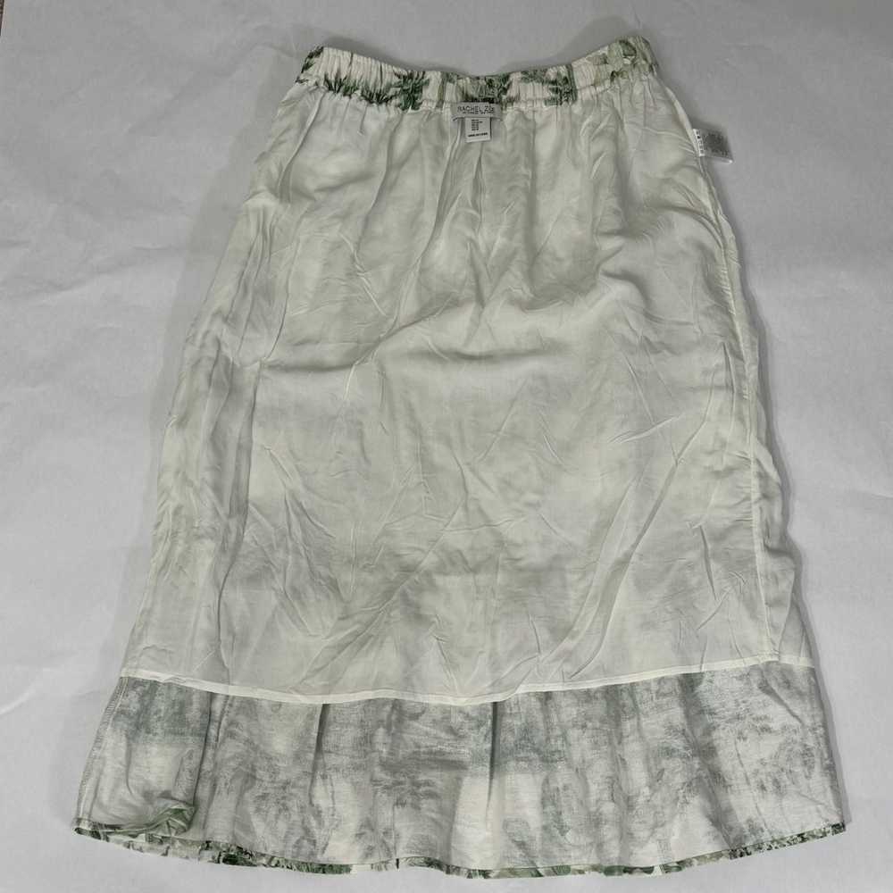 NWOT Rachel Zoe Linen Blend Midi Peplum Skirt, Gr… - image 7