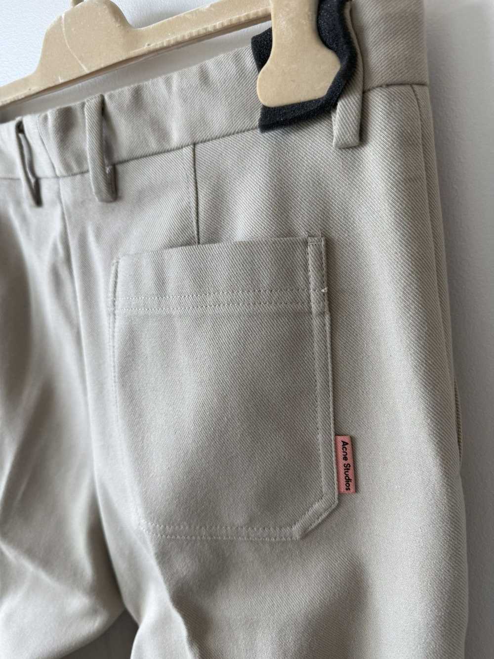 Acne Studios Acne Studios Khaki Trouser (Size 46) - image 10