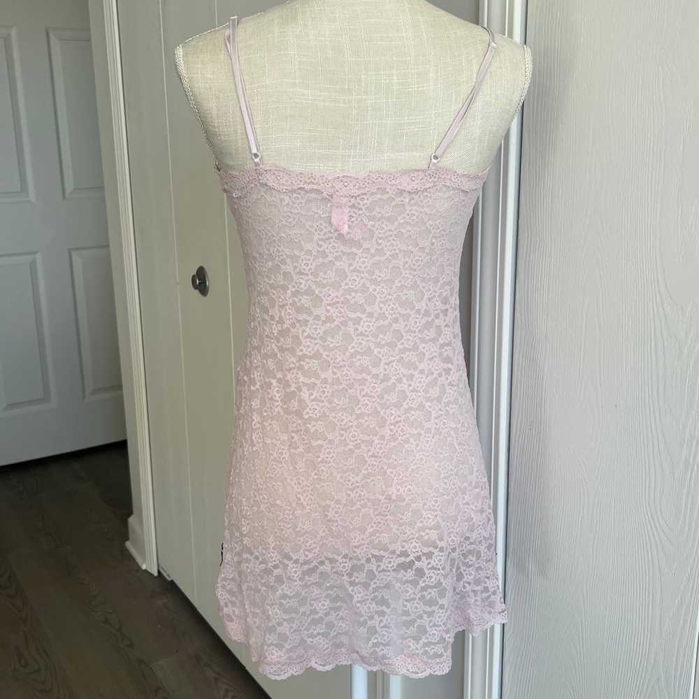 Victoria's Secret coquette baby pink lace slip dr… - image 2