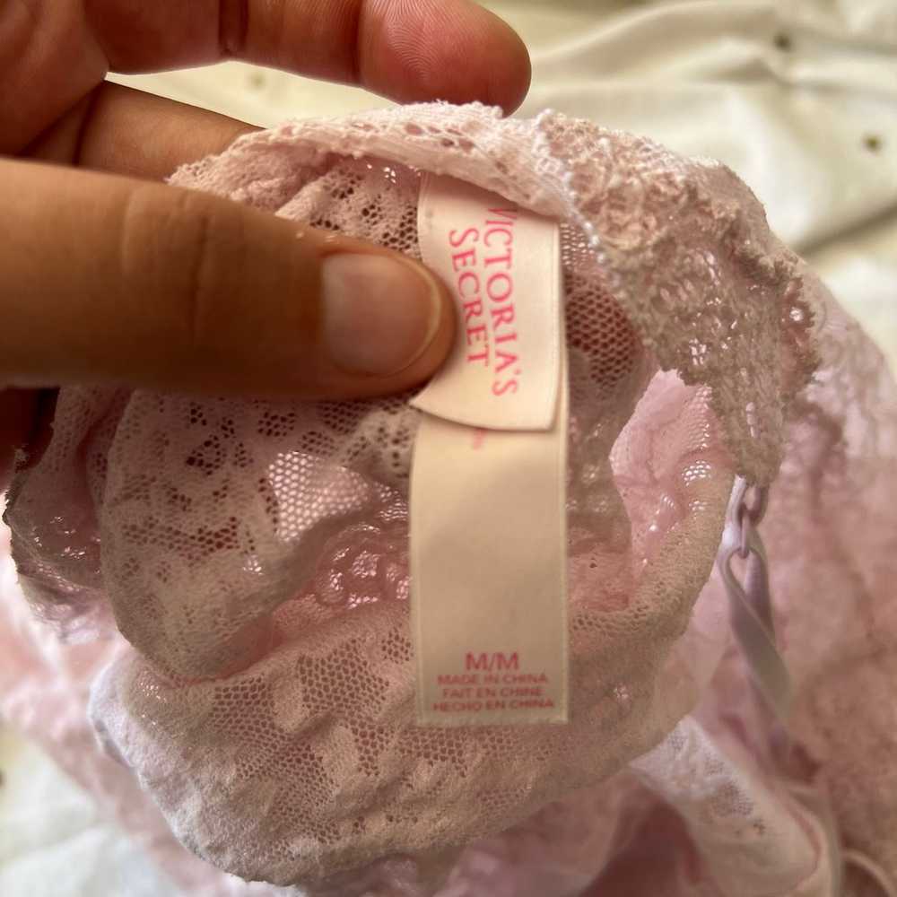 Victoria's Secret coquette baby pink lace slip dr… - image 4