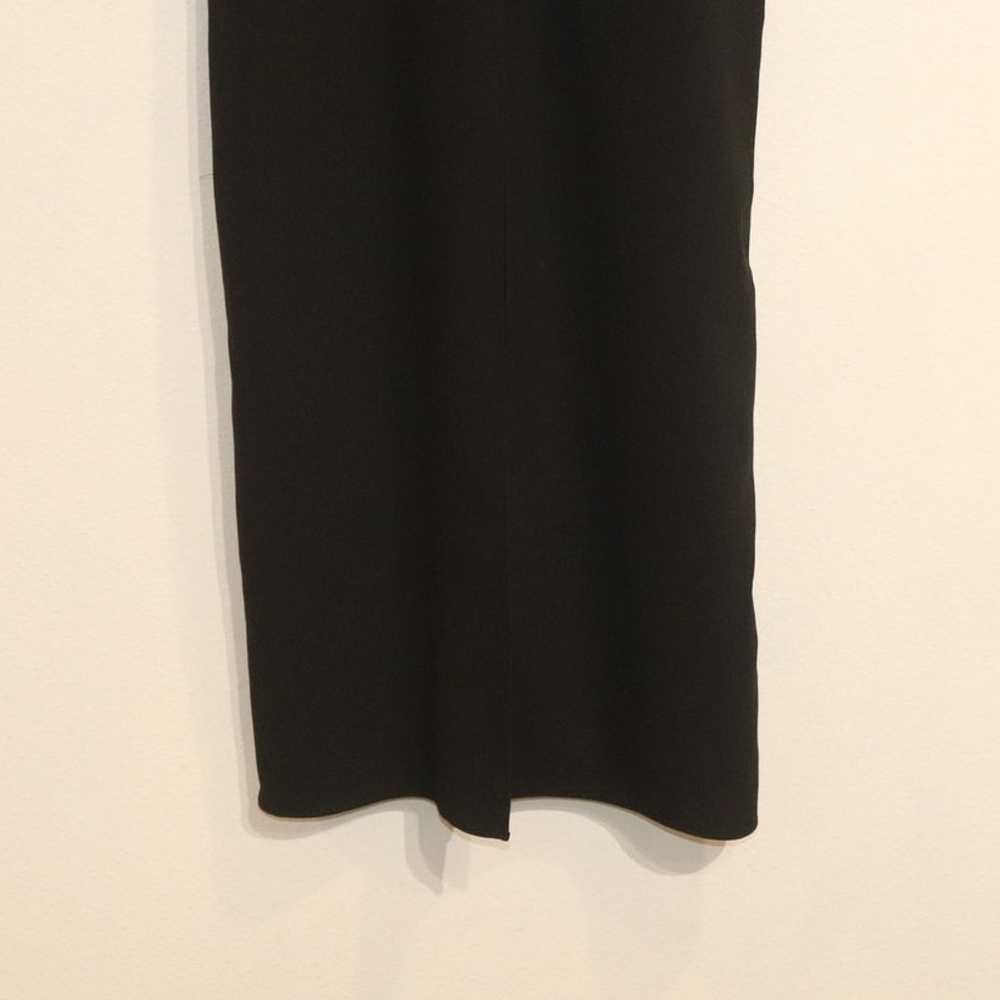 River Island Black Midi Halter Dress Sz 8 - image 3