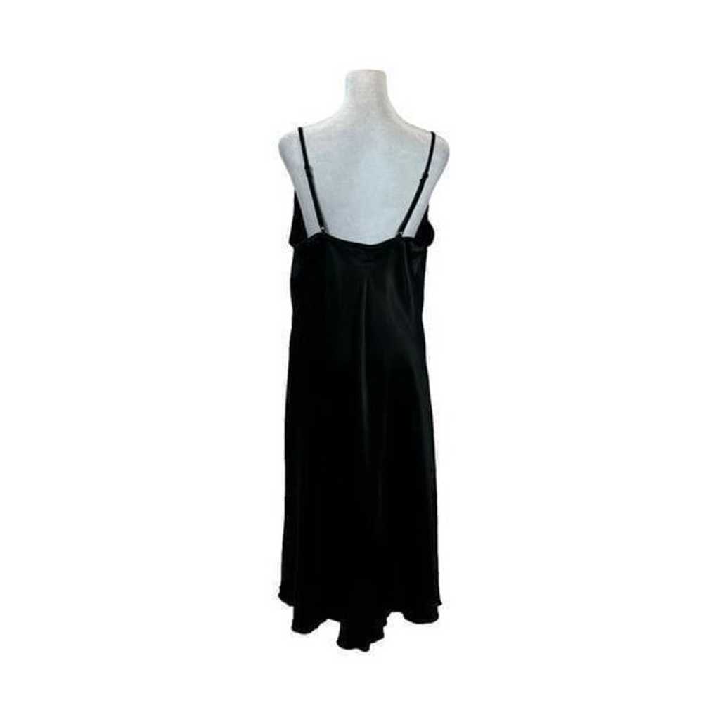 Ladies Bebe Brabd Black Satin Cowl Neck Midi Leng… - image 7