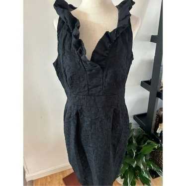 Dressbarn black size 12 cotton dress - image 1