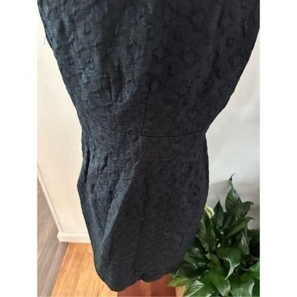 Dressbarn black size 12 cotton dress - image 3