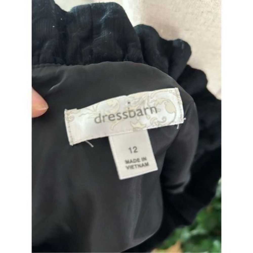 Dressbarn black size 12 cotton dress - image 4