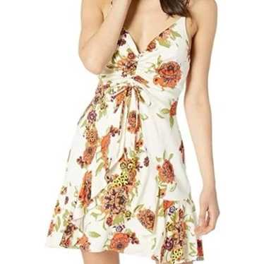 Free People Boho Sun Dress Spaghetti Straps Flower