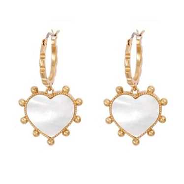 Brand New. Tory Burch heart earrings.