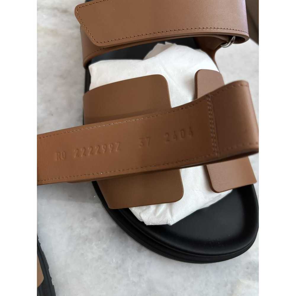 Hermès Chypre leather sandal - image 3