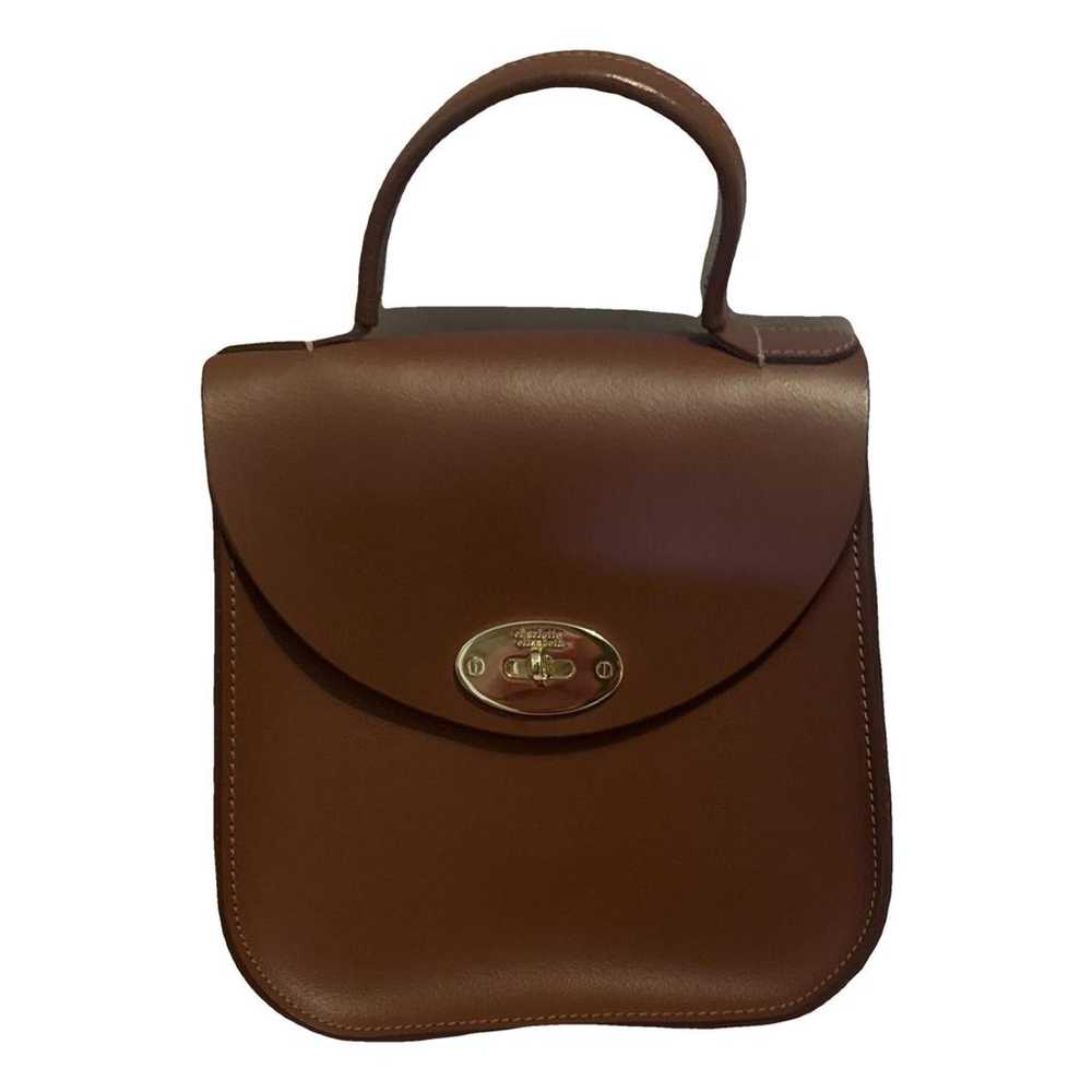 Charlotte Elizabeth Leather satchel - image 1