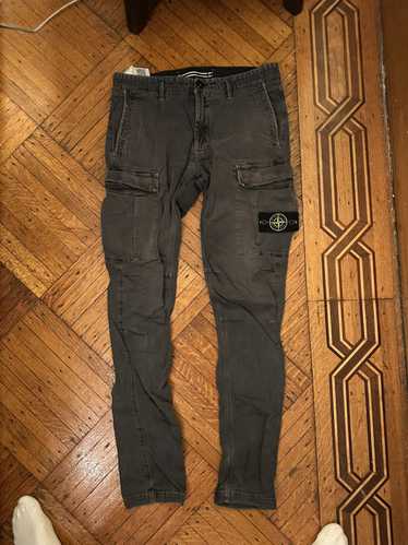 Stone Island Stone island black faded cargos