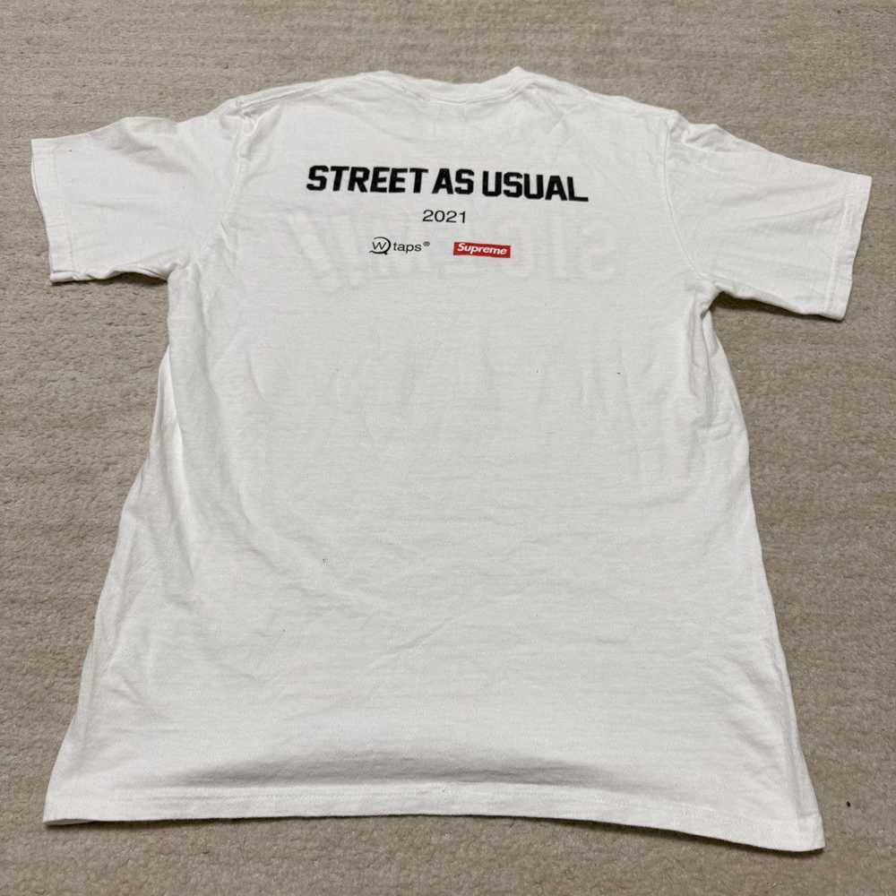 Supreme Supreme x WTAPS Sic'em T-shirt 2021 White… - image 5