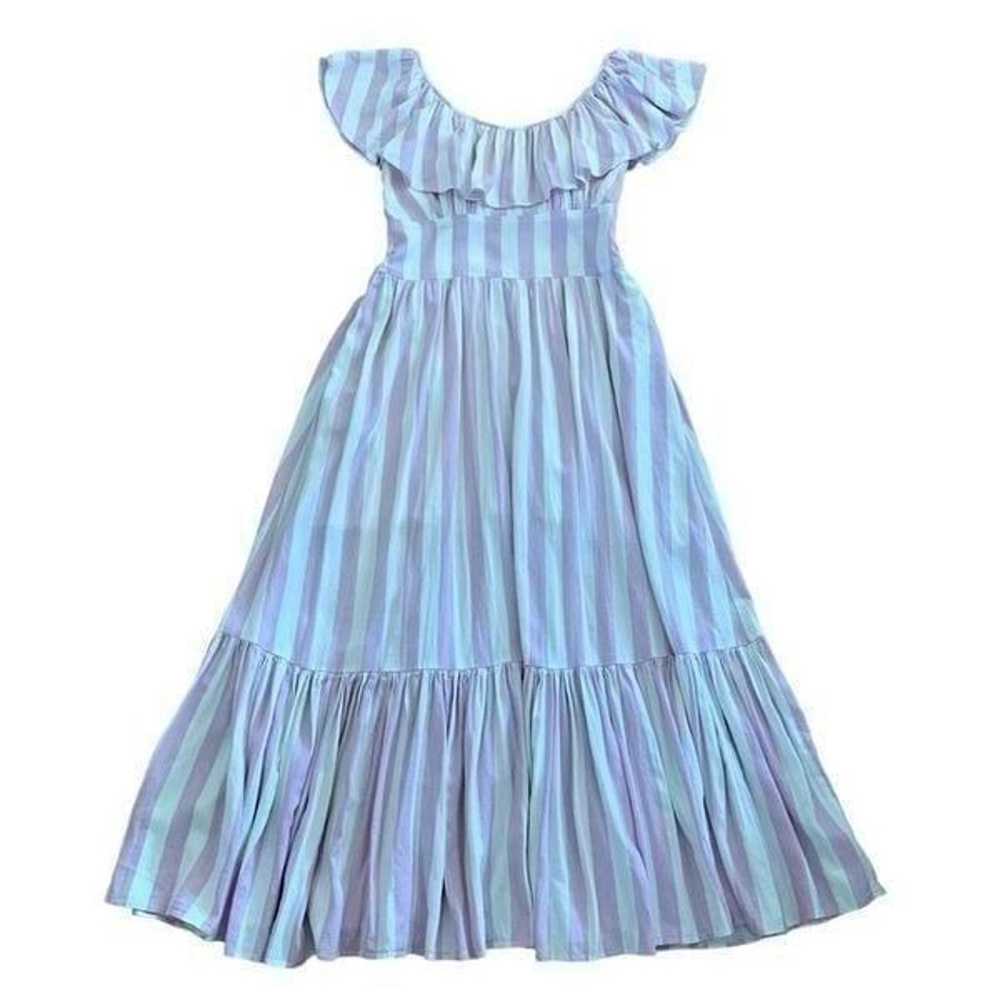 Buddy Love Heather Striped Ruffle Maxi Dress - image 3