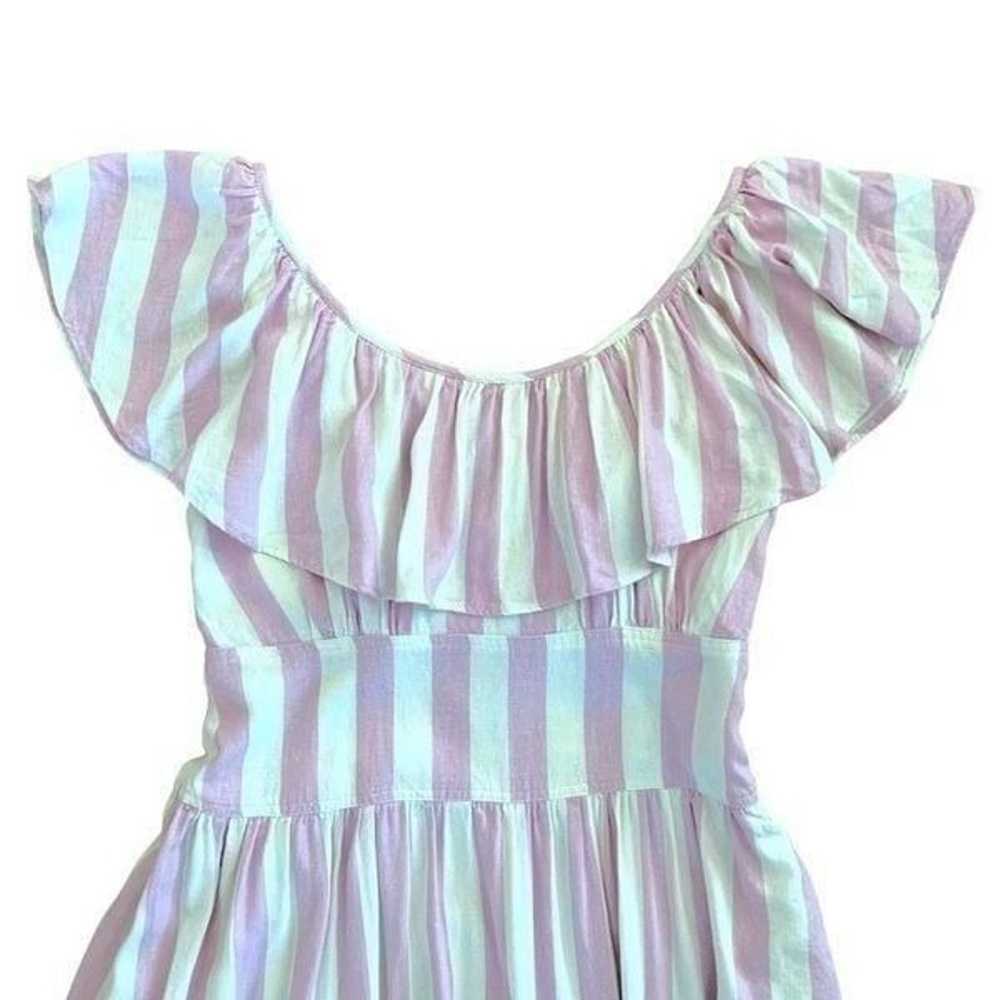 Buddy Love Heather Striped Ruffle Maxi Dress - image 4