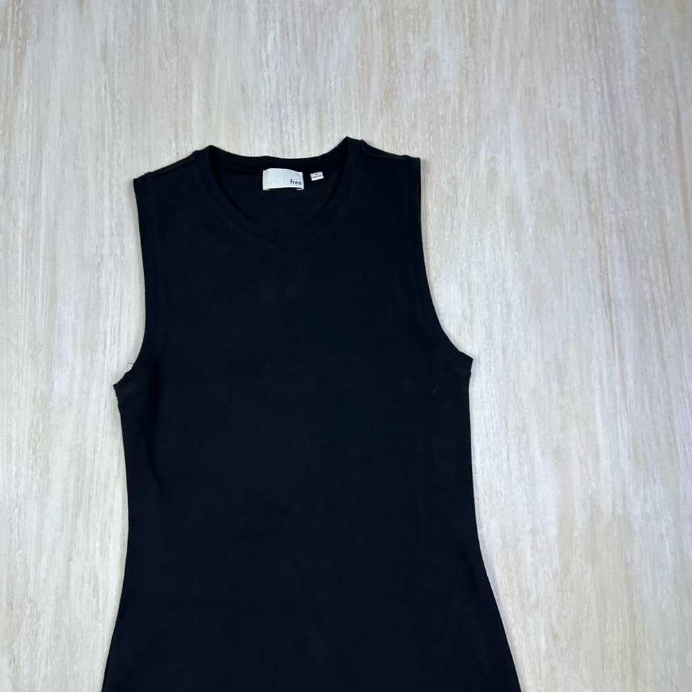 Wilfred Free Aritzia Black Sleeveless Fitted Body… - image 2