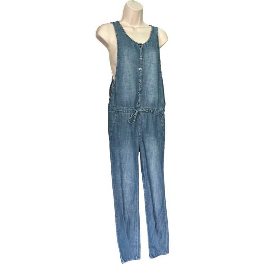 EUC Volcom Painterly Denim Chambray slim leg Jump… - image 11