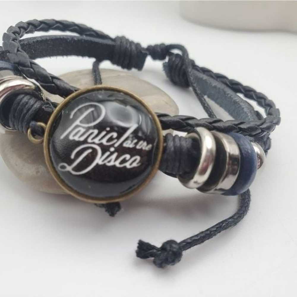 Panic at the disco pop rock emo band bracelet - image 3