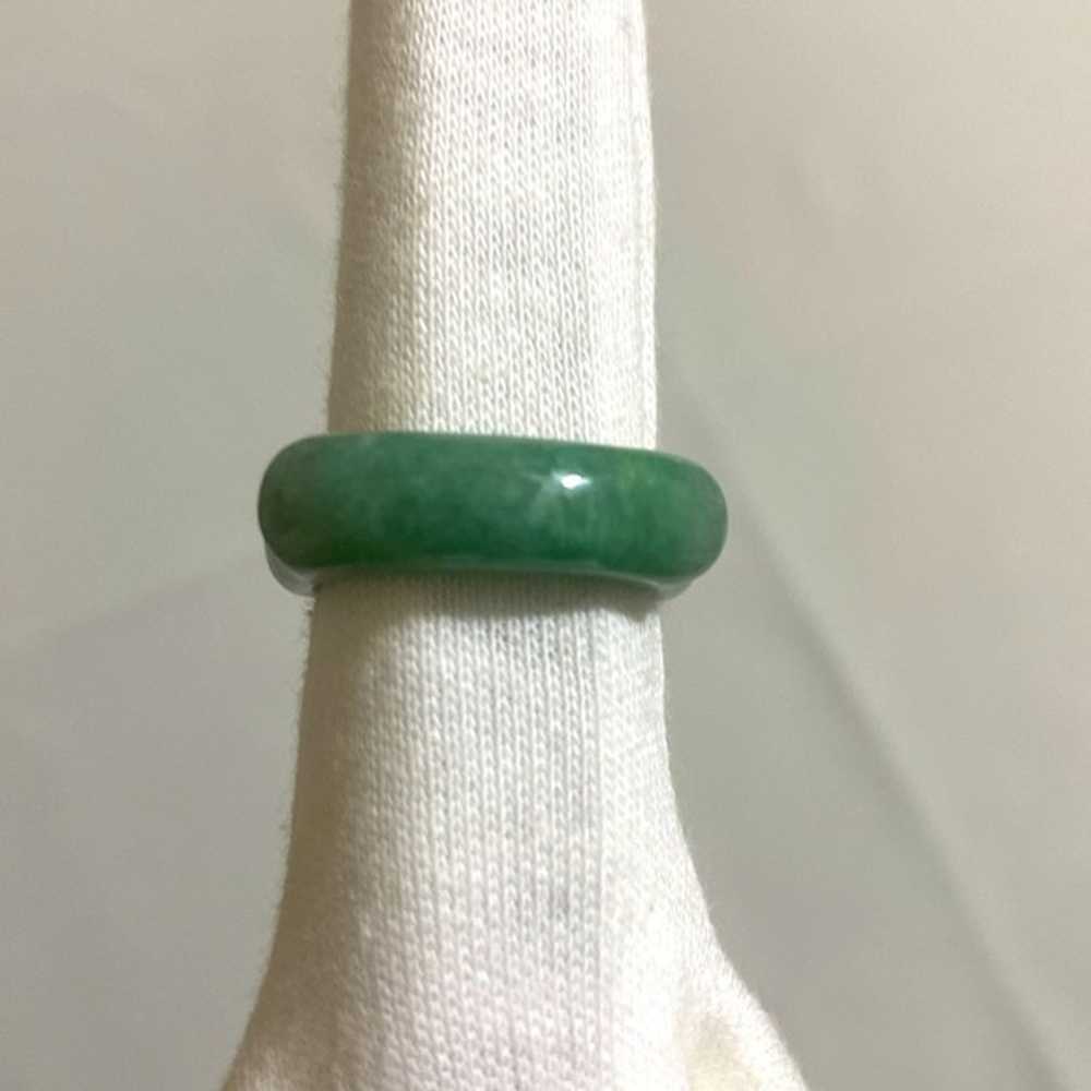 Vintage Heirloom Quality Natural Green Jade Stone… - image 3