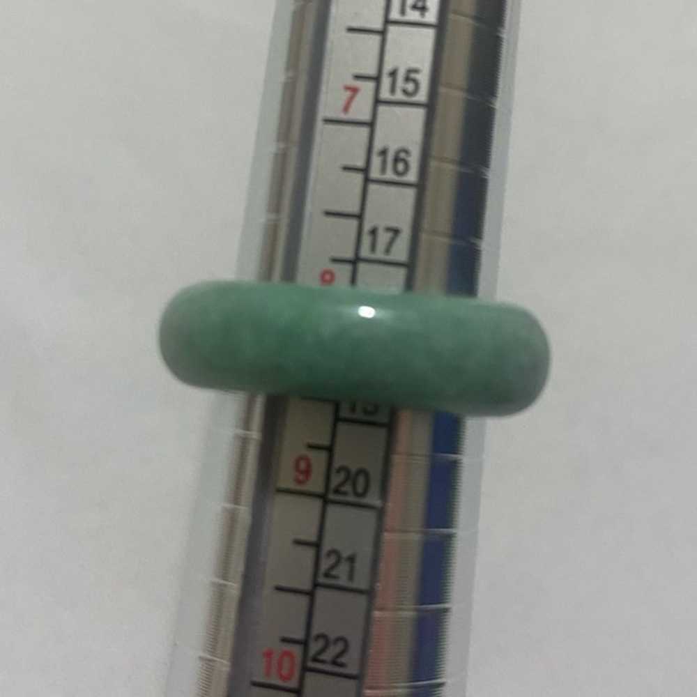 Vintage Heirloom Quality Natural Green Jade Stone… - image 6