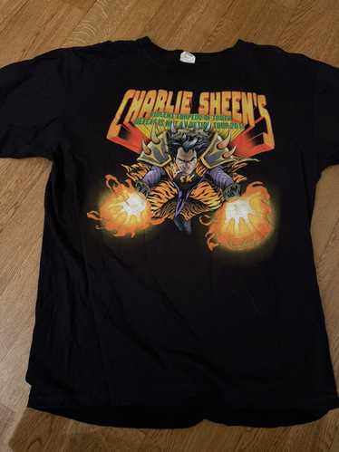 Rock T Shirt Charlie Sheen 2011 Winning Tour T