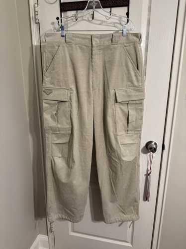 Prada Prada Wide Corduroy Cargo Pants